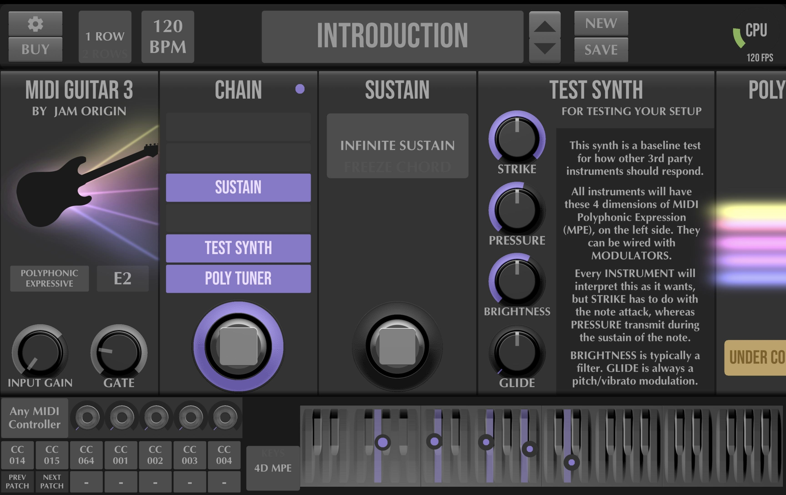 Midi cheap guitar 3